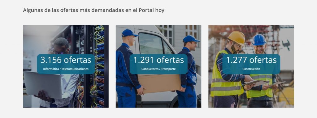 Más de 19.000 ofertas de empleo en el portal del SEPE "Empléate"